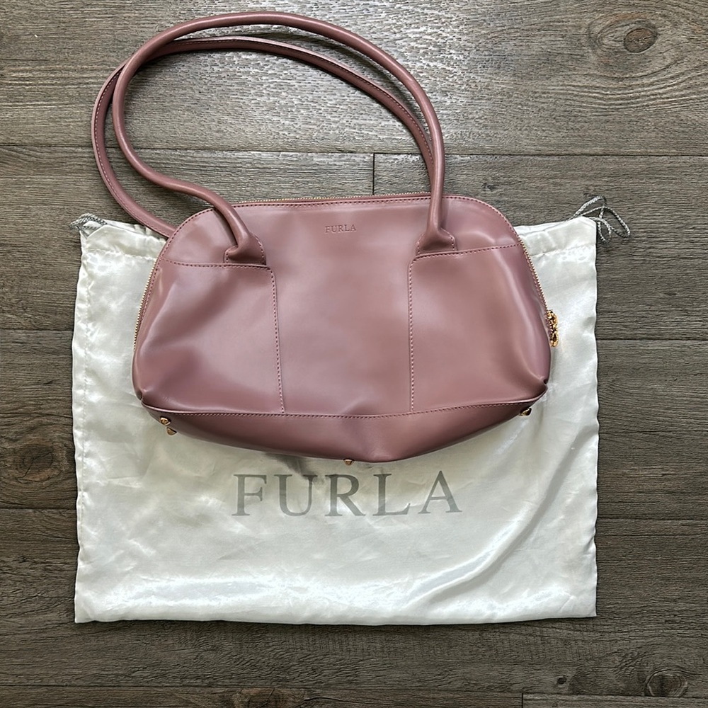 Furla Mauve Shoulder Bag